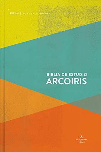 RVR 1960 Biblia de Estudio Arcoiris, multicolor tapa dura