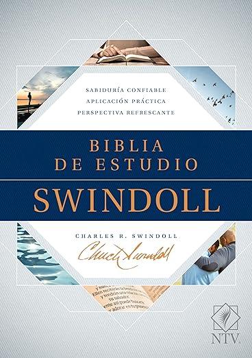 Biblia de Estudio Swindoll NTV, azul