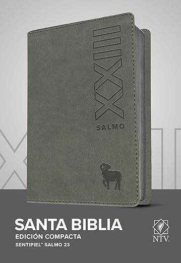 NTV Santa Biblia edicion compacta, Salmo 23, gris sentipiel