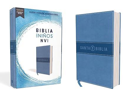 Biblia para Niños NVI (TR 2022), Leathersoft, Azul Celeste, CP