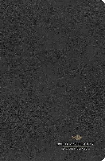 Biblia del Pescador RV60, Edicion liderazgo, negro piel fabricada