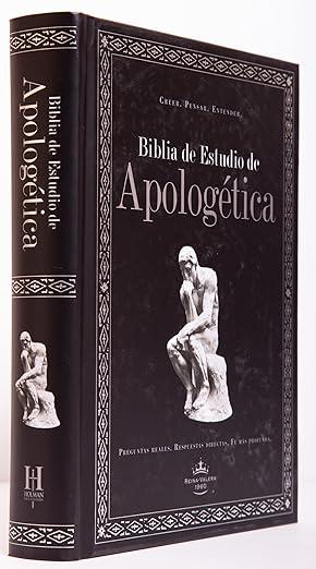 Biblia de Estudio Apologetica RVR 1960, Negro Tapa dura